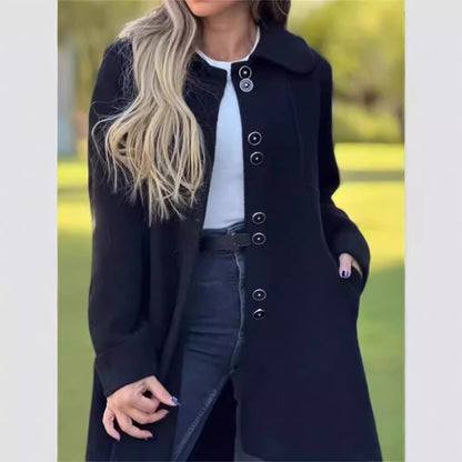 Veste Thermique à Boutonnage Simple pour Femmes - Confort et Style