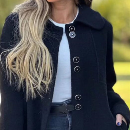 Veste Thermique à Boutonnage Simple pour Femmes - Confort et Style