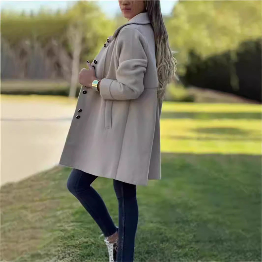 Veste Thermique à Boutonnage Simple pour Femmes - Confort et Style